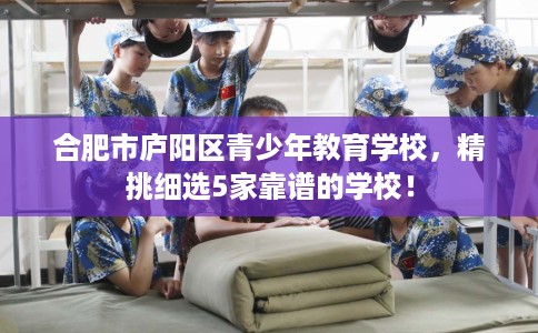 合肥市庐阳区青少年教育学校，精挑细选5家靠谱的学校！