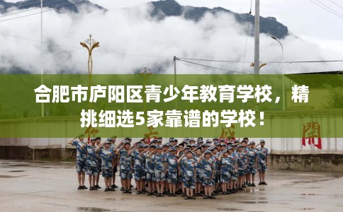 合肥市庐阳区青少年教育学校，精挑细选5家靠谱的学校！