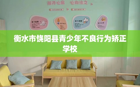 衡水市饶阳县青少年不良行为矫正学校