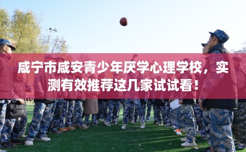 咸宁市咸安青少年厌学心理学校，实测有效推荐这几家试试看！