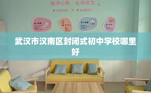武汉市汉南区封闭式初中学校哪里好