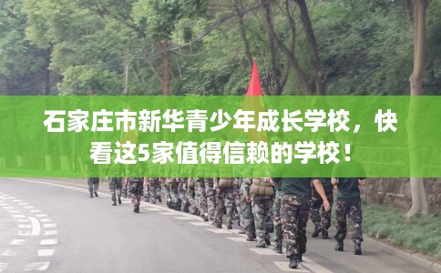 石家庄市新华青少年成长学校，快看这5家值得信赖的学校！