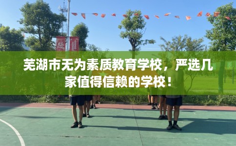 芜湖市无为素质教育学校，严选几家值得信赖的学校！