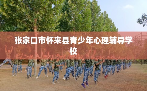 张家口市怀来县青少年心理辅导学校