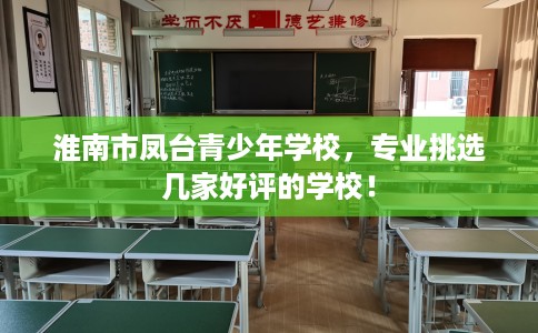淮南市凤台青少年学校，专业挑选几家好评的学校！