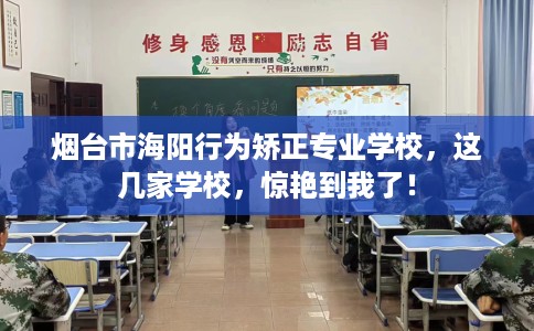 烟台市海阳行为矫正专业学校，这几家学校，惊艳到我了！