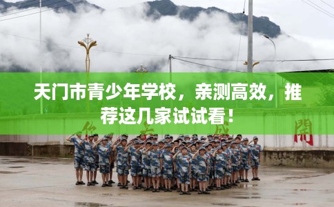 天门市青少年学校，亲测高效，推荐这几家试试看！