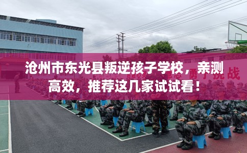 沧州市东光县叛逆孩子学校，亲测高效，推荐这几家试试看！
