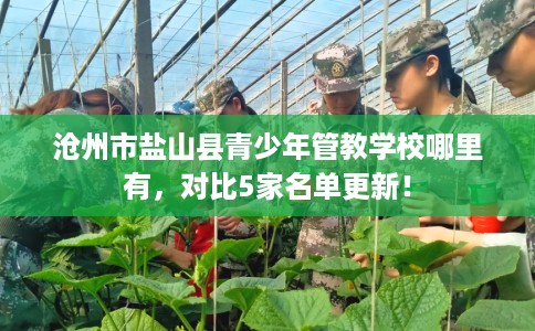 沧州市盐山县青少年管教学校哪里有,对比5家名单更新! 沧州市盐山县青少年管教学校哪里有,对比5家名单更新!
