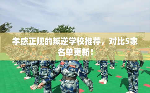 孝感正规的叛逆学校推荐，对比5家名单更新！