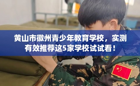 黄山市徽州青少年教育学校，实测有效推荐这5家学校试试看！