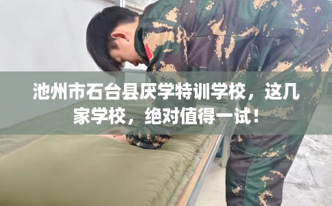 池州市石台县厌学特训学校，这几家学校，绝对值得一试！