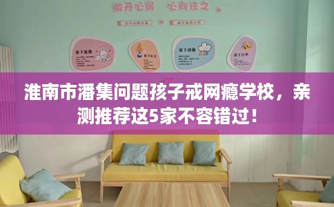 淮南市潘集问题孩子戒网瘾学校，亲测推荐这5家不容错过！