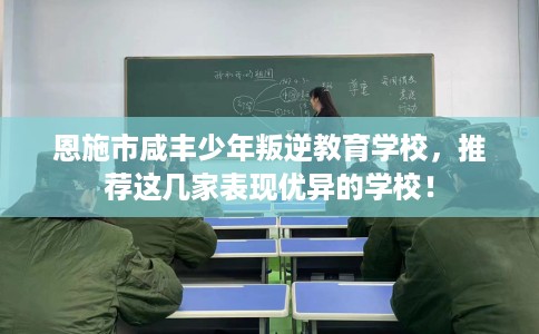 恩施市咸丰少年叛逆教育学校，推荐这几家表现优异的学校！