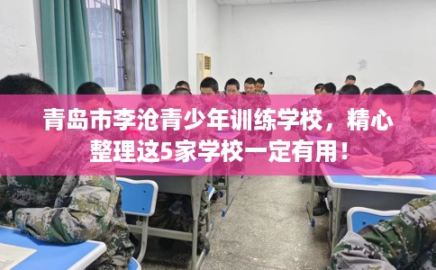 青岛市李沧青少年训练学校，精心整理这5家学校一定有用！