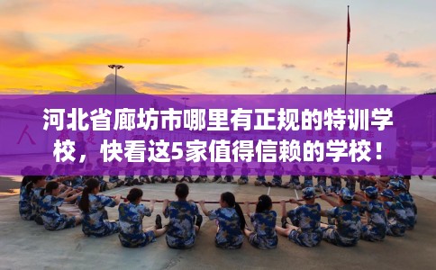 河北省廊坊市哪里有正规的特训学校，快看这5家值得信赖的学校！