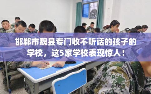 邯郸市魏县专门收不听话的孩子的学校，这5家学校表现惊人！
