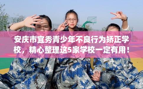 安庆市宜秀青少年不良行为矫正学校，精心整理这5家学校一定有用！