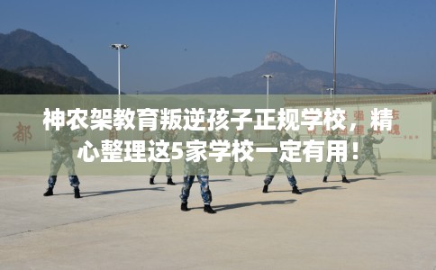 神农架教育叛逆孩子正规学校，精心整理这5家学校一定有用！