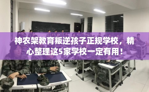 神农架教育叛逆孩子正规学校，精心整理这5家学校一定有用！