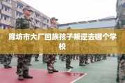廊坊市大厂回族孩子叛逆去哪个学校