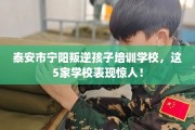 泰安市宁阳叛逆孩子培训学校，这5家学校表现惊人！