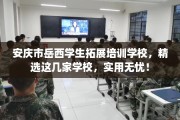 安庆市岳西学生拓展培训学校，精选这几家学校，实用无忧！
