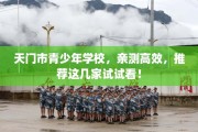 天门市青少年学校，亲测高效，推荐这几家试试看！