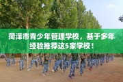 菏泽市青少年管理学校，基于多年经验推荐这5家学校！