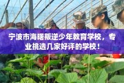 宁波市海曙叛逆少年教育学校，专业挑选几家好评的学校！