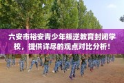 六安市裕安青少年叛逆教育封闭学校，提供详尽的观点对比分析！