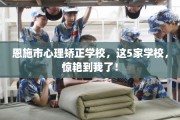 恩施市心理矫正学校，这5家学校，惊艳到我了！