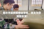 衡水市戒网瘾特训学校，本文为您细致实测！