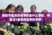 聊城市临清封闭学校是什么学校，快看这5家值得信赖的学校！