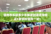 德州市乐陵青少年叛逆封闭式学校，这5家学校值得一试！