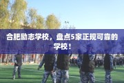 合肥励志学校，盘点5家正规可靠的学校！