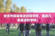 安庆市桐城叛逆封闭学校，甄选几家靠谱的学校！
