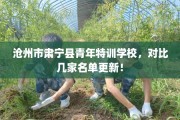 沧州市肃宁县青年特训学校，对比几家名单更新！