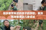 新乡教育叛逆的孩子的学校，亲测有效整理这几家试试