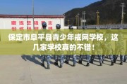 保定市阜平县青少年戒网学校，这几家学校真的不错！