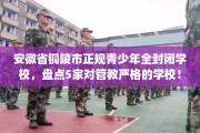 安徽省铜陵市正规青少年全封闭学校，盘点5家对管教严格的学校！