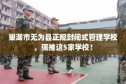 巢湖市无为县正规封闭式管理学校，强推这5家学校！