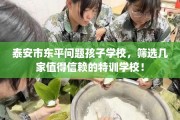 泰安市东平问题孩子学校，筛选几家值得信赖的特训学校！