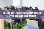浙江省嘉兴市青少年心理咨询学校，严选5家值得信赖的学校！
