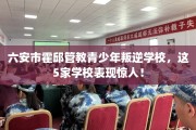 六安市霍邱管教青少年叛逆学校，这5家学校表现惊人！