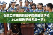 张家口市康保县孩子网瘾戒除学校，2025精选学校名单一览！
