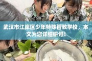 武汉市江岸区少年特殊管教学校，本文为您详细研讨！