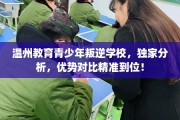 温州教育青少年叛逆学校，独家分析，优势对比精准到位！