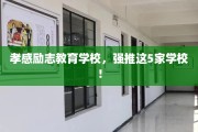 孝感励志教育学校，强推这5家学校！