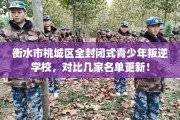 衡水市桃城区全封闭式青少年叛逆学校，对比几家名单更新！